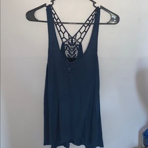 Blue tank top